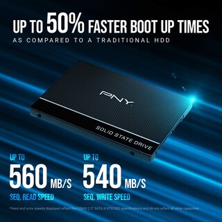 Foto 3 | Unidad De Estado Sólido Pny Cs900 250 Gb 2.5'' Sata Iii 3d Nand - Venta Internacional.