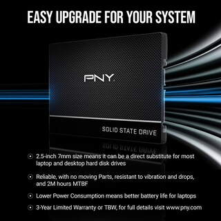 Foto 5 | Unidad De Estado Sólido Pny Cs900 250 Gb 2.5'' Sata Iii 3d Nand - Venta Internacional.