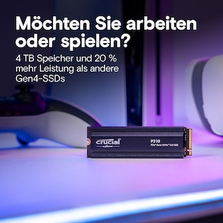 Foto 3 | Ssd Crucial P310 Pcie Gen4 2280 Nvme M.2 De 1 Tb Con Disipador Térmico - Venta Internacional.