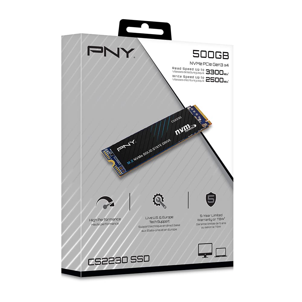 Foto 8 pulgar | Unidad De Estado Sólido Pny Cs2230 500 Gb M.2 Nvme 3.300 Mb/s - Venta Internacional.