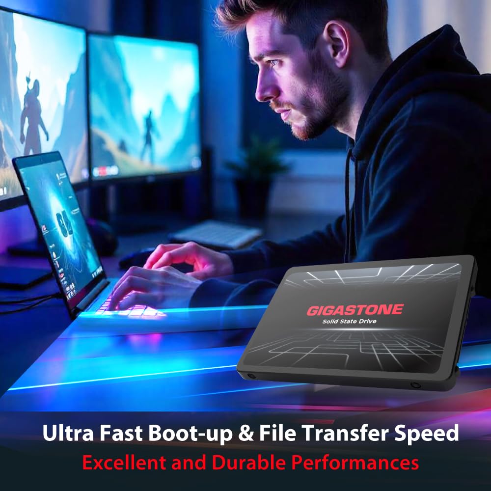 Foto 3 | Ssd Gigastone Sata De 240 Gb  2 5 Pulgadas Y 500 Mb/s Para Ordenador Portátil Ps4 - Venta Internacional.
