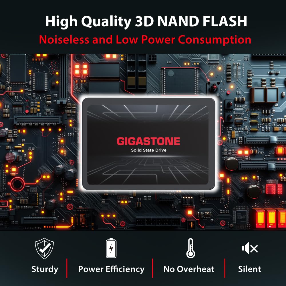 Foto 4 | Ssd Gigastone Sata De 240 Gb  2 5 Pulgadas Y 500 Mb/s Para Ordenador Portátil Ps4 - Venta Internacional.