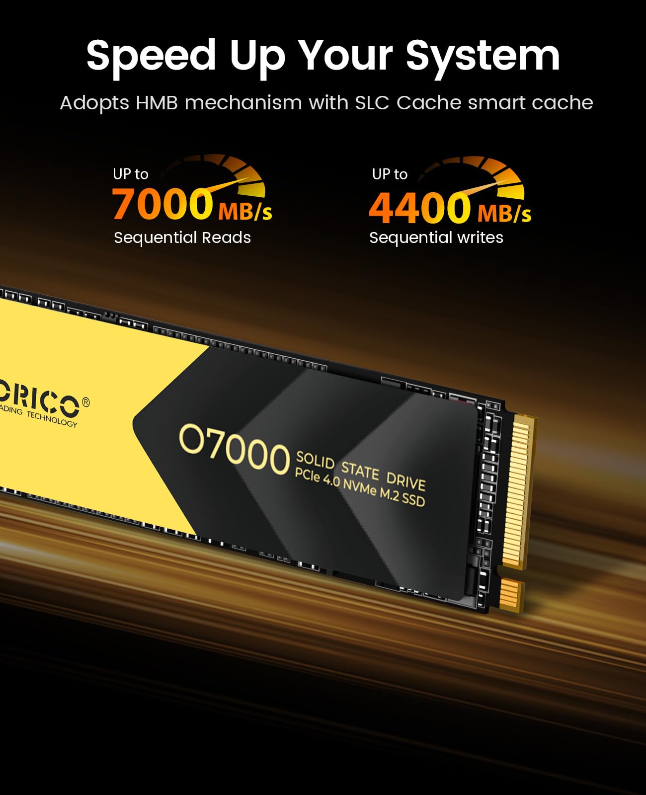 Foto 3 pulgar | Ssd Orico O7000 512 Gb Nvme Pcie 4.0 7000 Mb/s Para Jugadores - Venta Internacional.