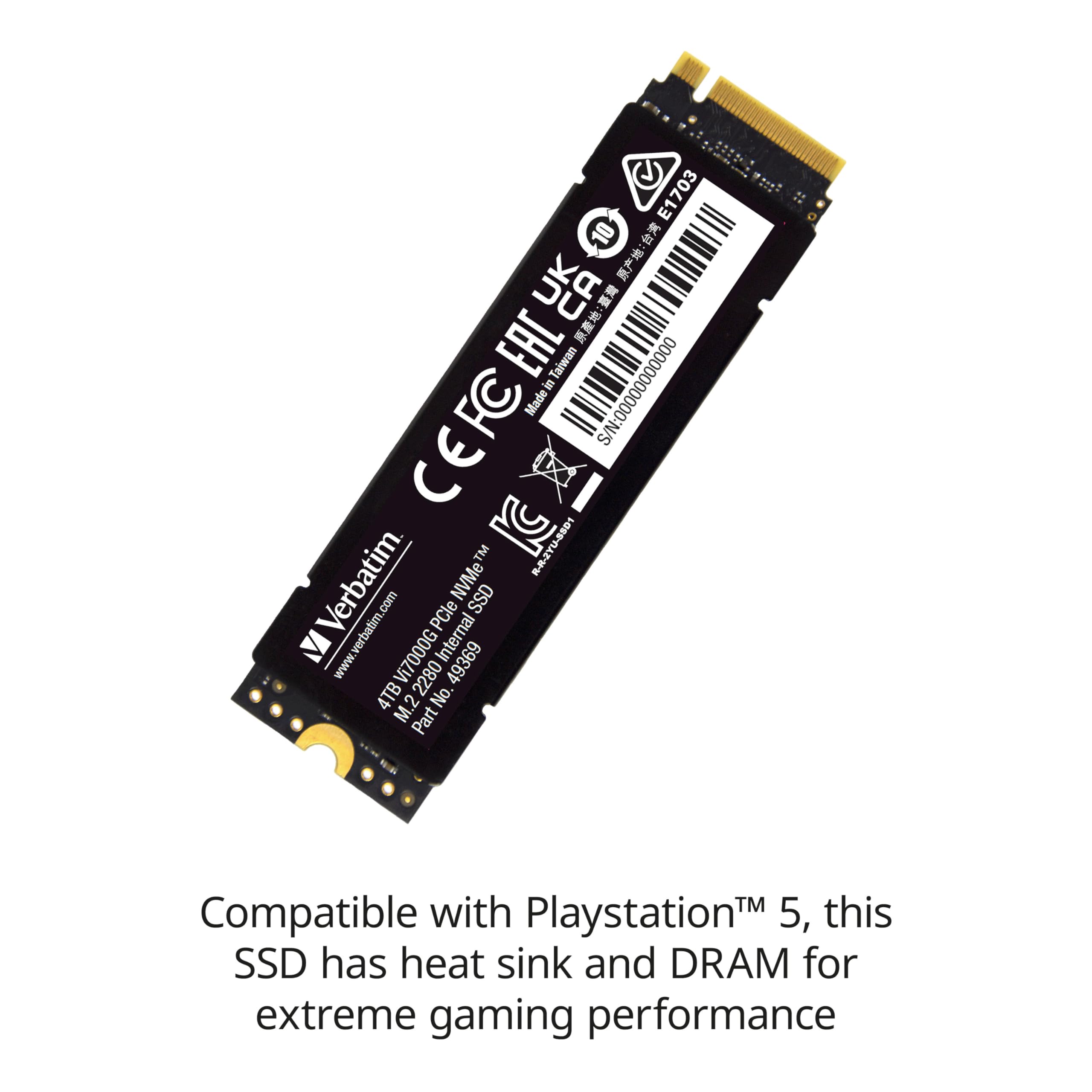 Foto 4 pulgar | Ssd Verbatim Vi7000 Pcie Nvme M.2 2280 De 1 Tb - Venta Internacional.