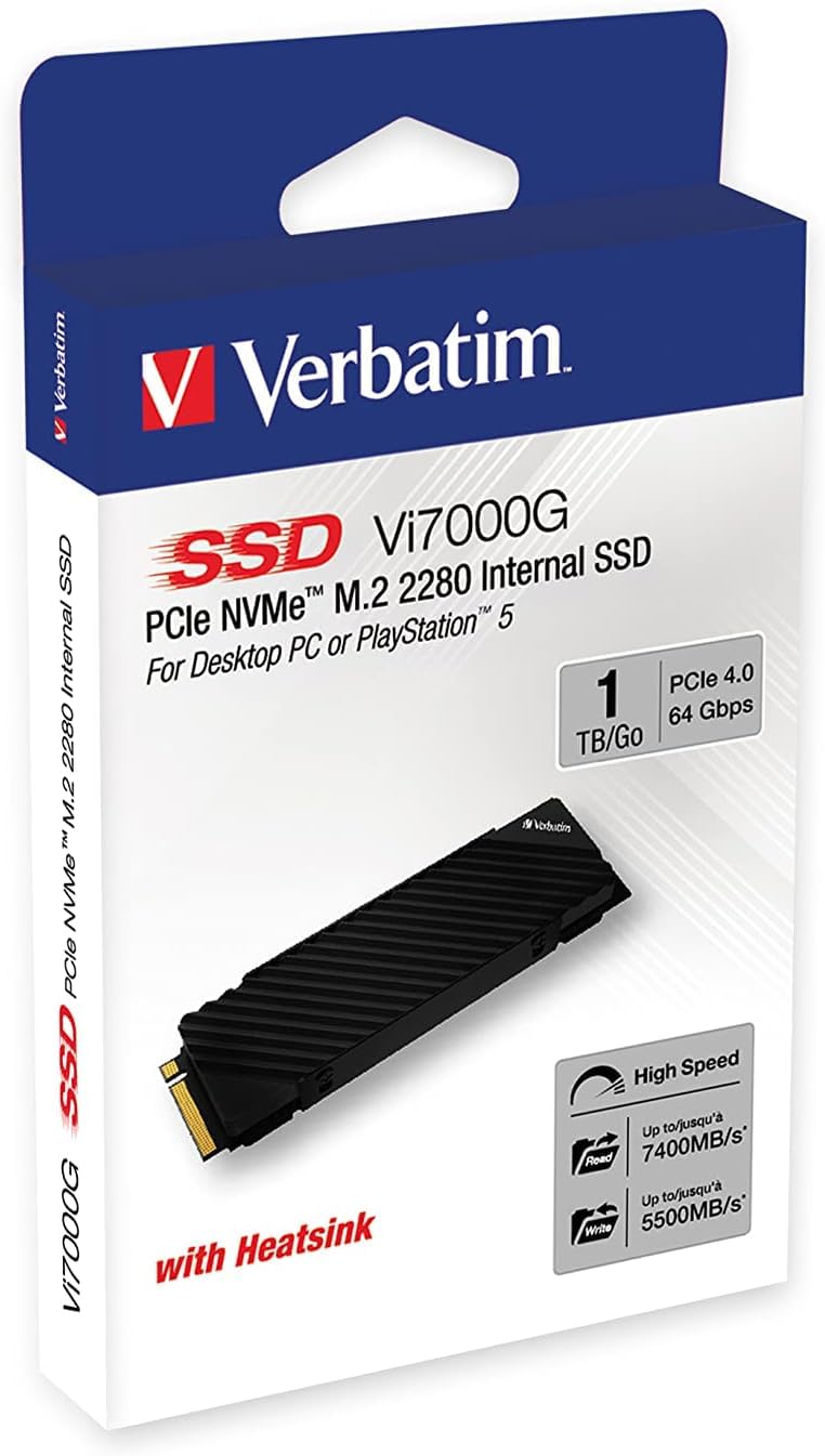 Foto 8 pulgar | Ssd Verbatim Vi7000 Pcie Nvme M.2 2280 De 1 Tb - Venta Internacional.
