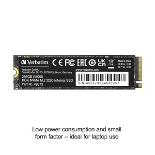 Foto 2 | Disco Duro Interno De Estado Sólido Verbatim Vi3000 256gb Ssd - Venta Internacional.
