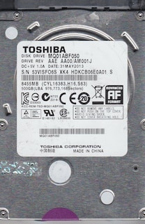 Foto 4 | Disco Duro Toshiba Mq01abf050 500 Gb 2.5'' Sata 6 Gb/s 5400 Rpm - Venta Internacional.