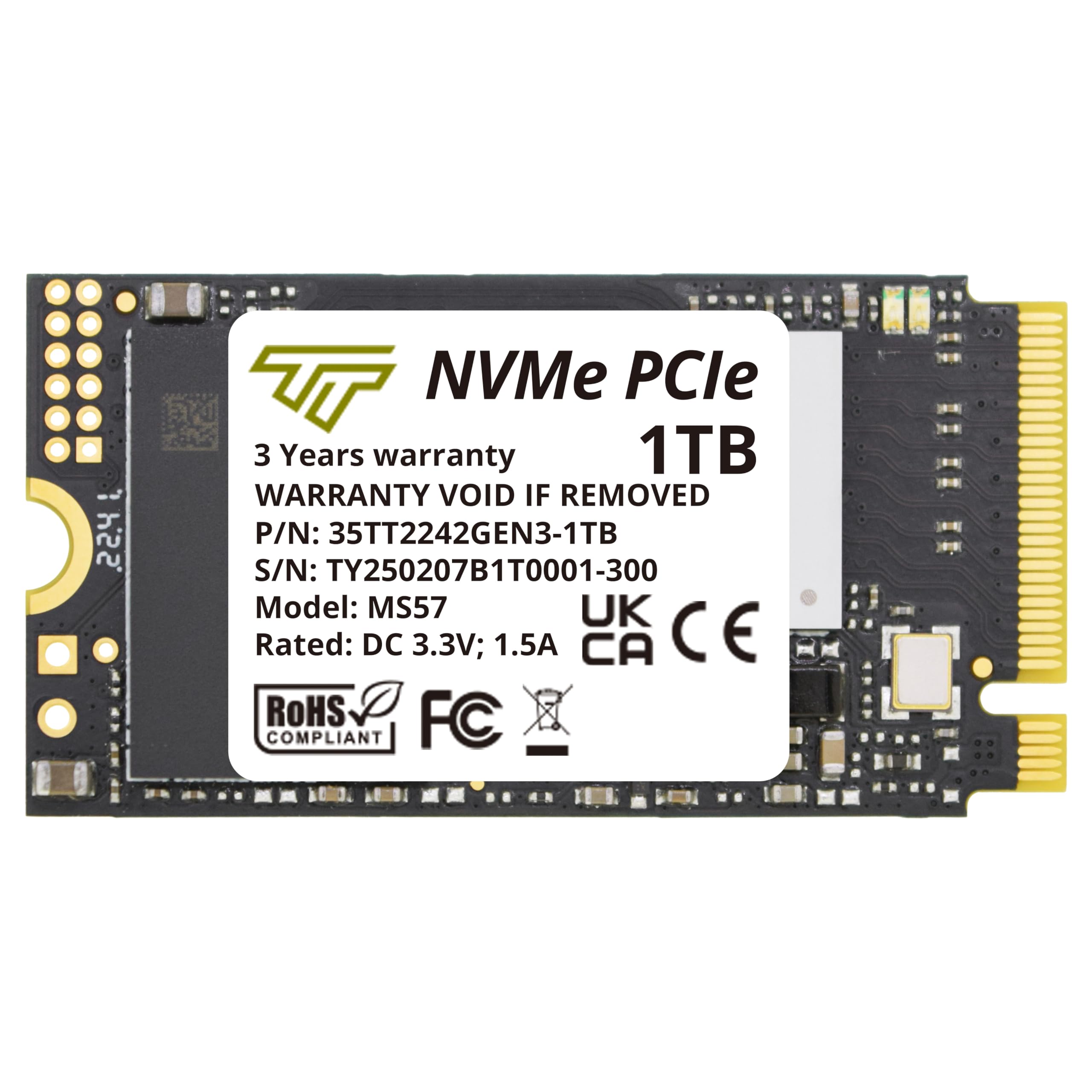 Foto 2 pulgar | Ssd Timetec M.2 2242 Nvme Pcie Gen3x4 3d Nand Tlc De 1 Tb - Venta Internacional.
