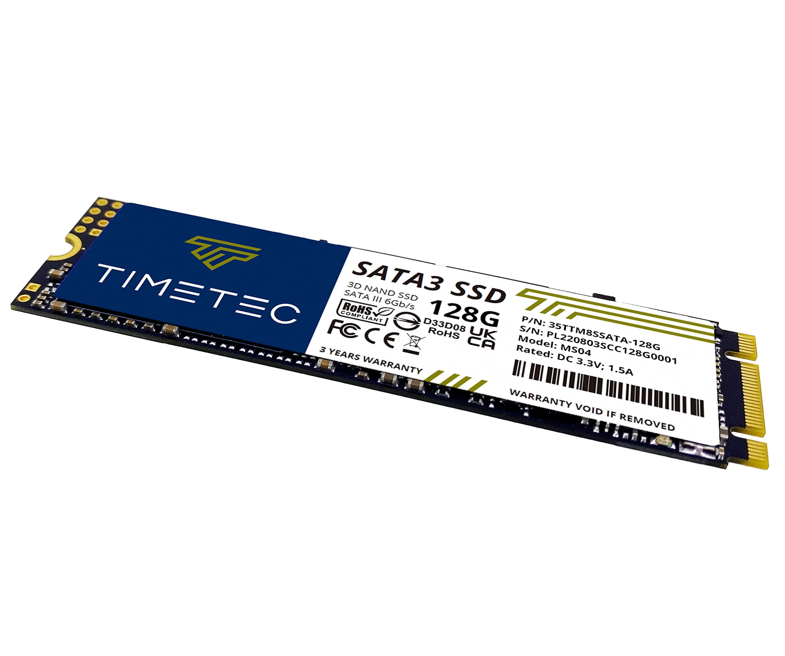 Foto 3 pulgar | Ssd Timetec 3d Nand Sata Iii M.2 2280 Ngff De 128 Gb Para Ordenador - Venta Internacional.