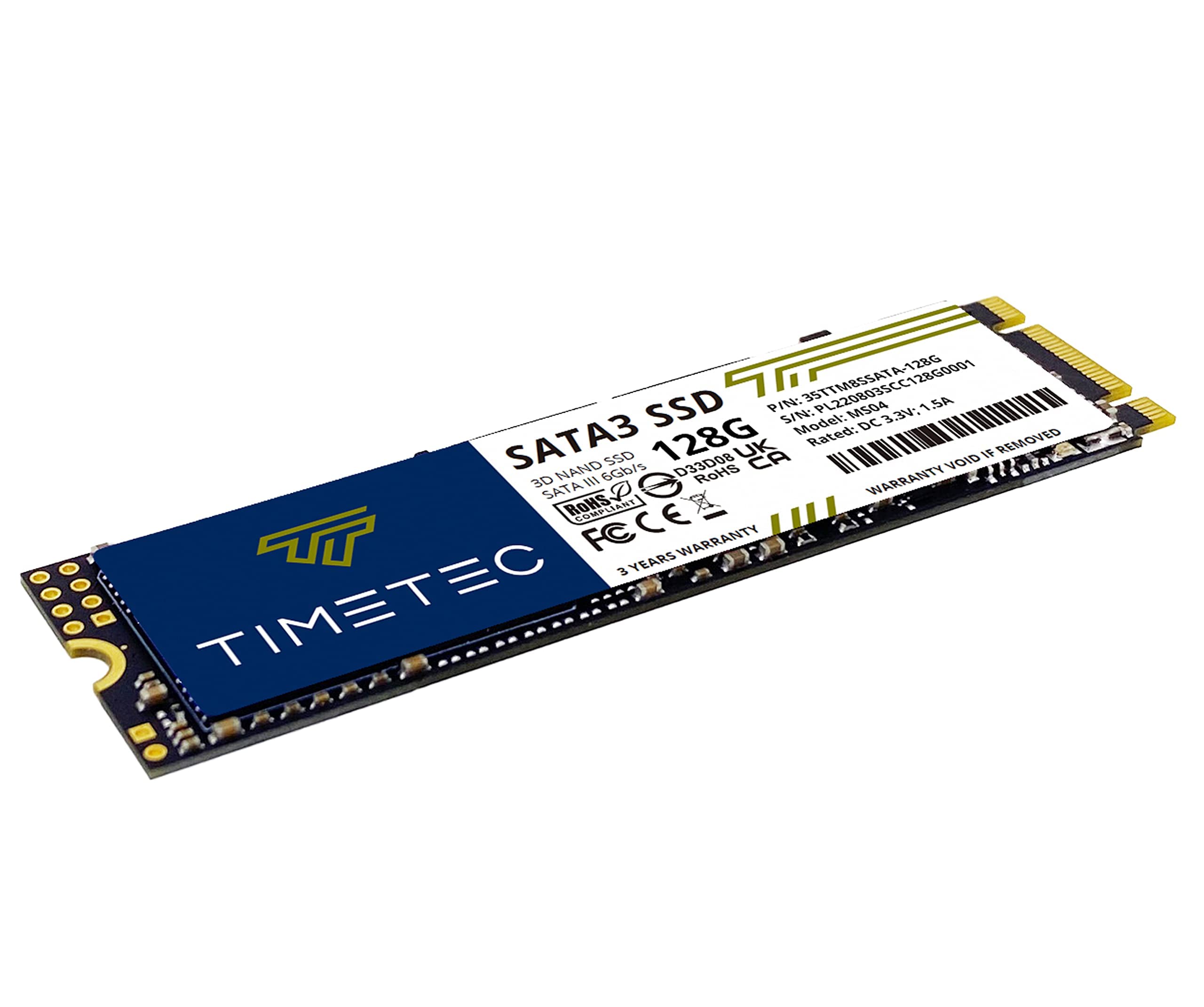 Foto 4 pulgar | Ssd Timetec 3d Nand Sata Iii M.2 2280 Ngff De 128 Gb Para Ordenador - Venta Internacional.