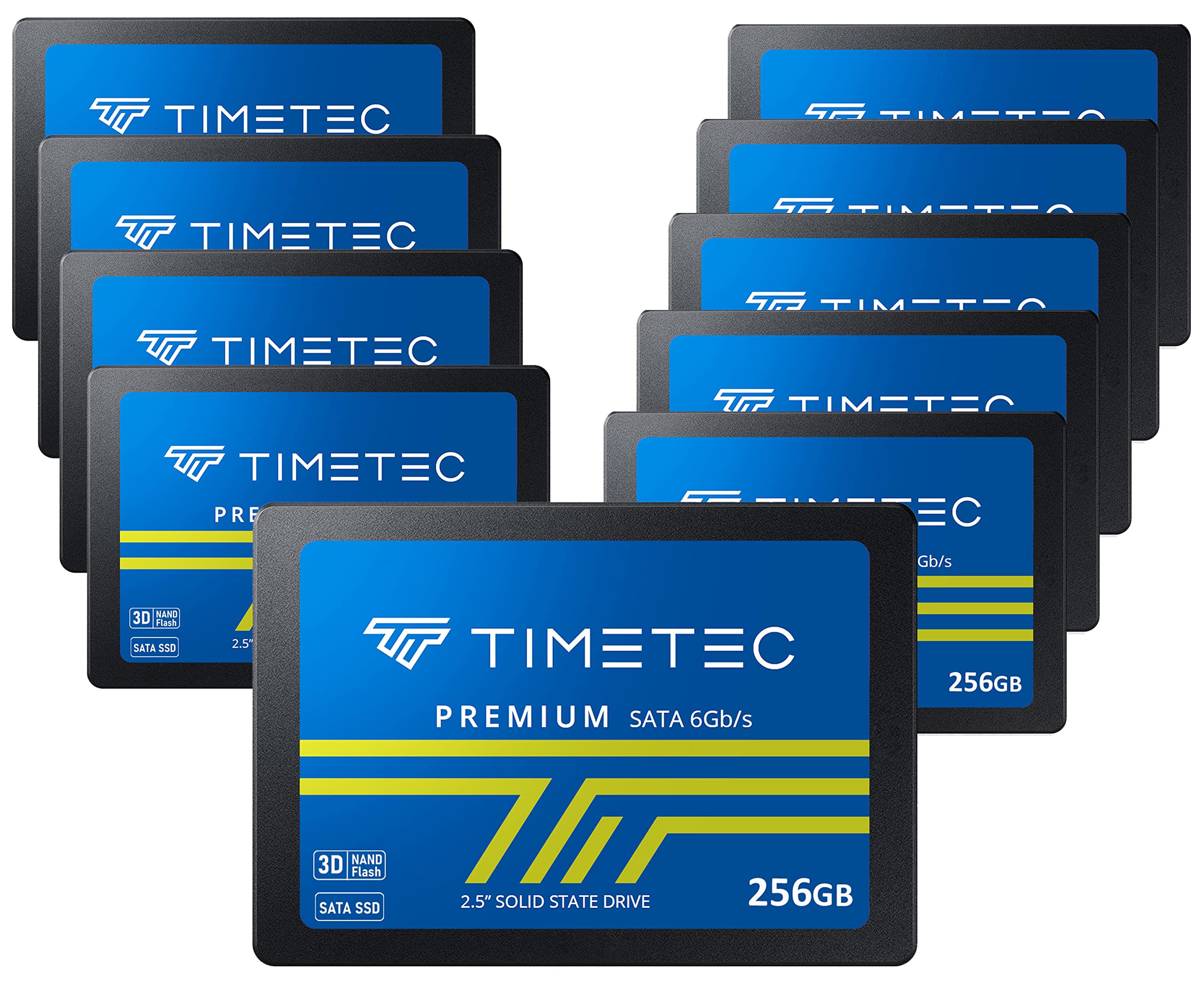 Foto 2 pulgar | Ssd Timetec 256 Gbx10 (paquete De 10) Sata Iii De 2 5 Pulgadas  6 Gb/s  7 Mm - Venta Internacional.