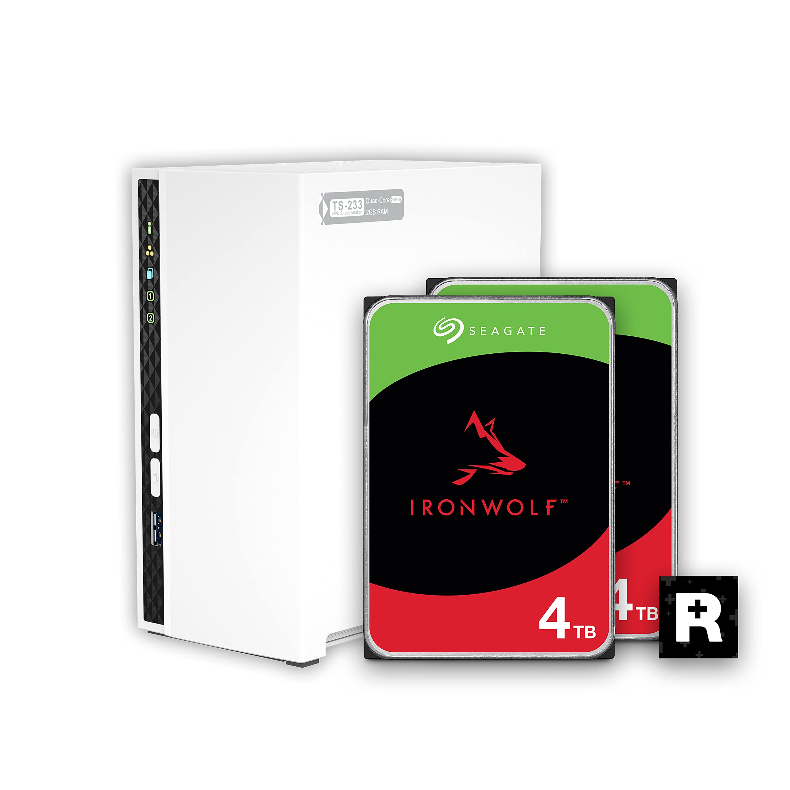Foto 2 pulgar | Almacenamiento Conectado A Red Qnap Ts-233-24st-us 2 Bahías 4 Tb - Venta Internacional.