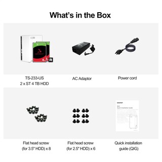 Foto 7 | Almacenamiento Conectado A Red Qnap Ts-233-24st-us 2 Bahías 4 Tb - Venta Internacional.