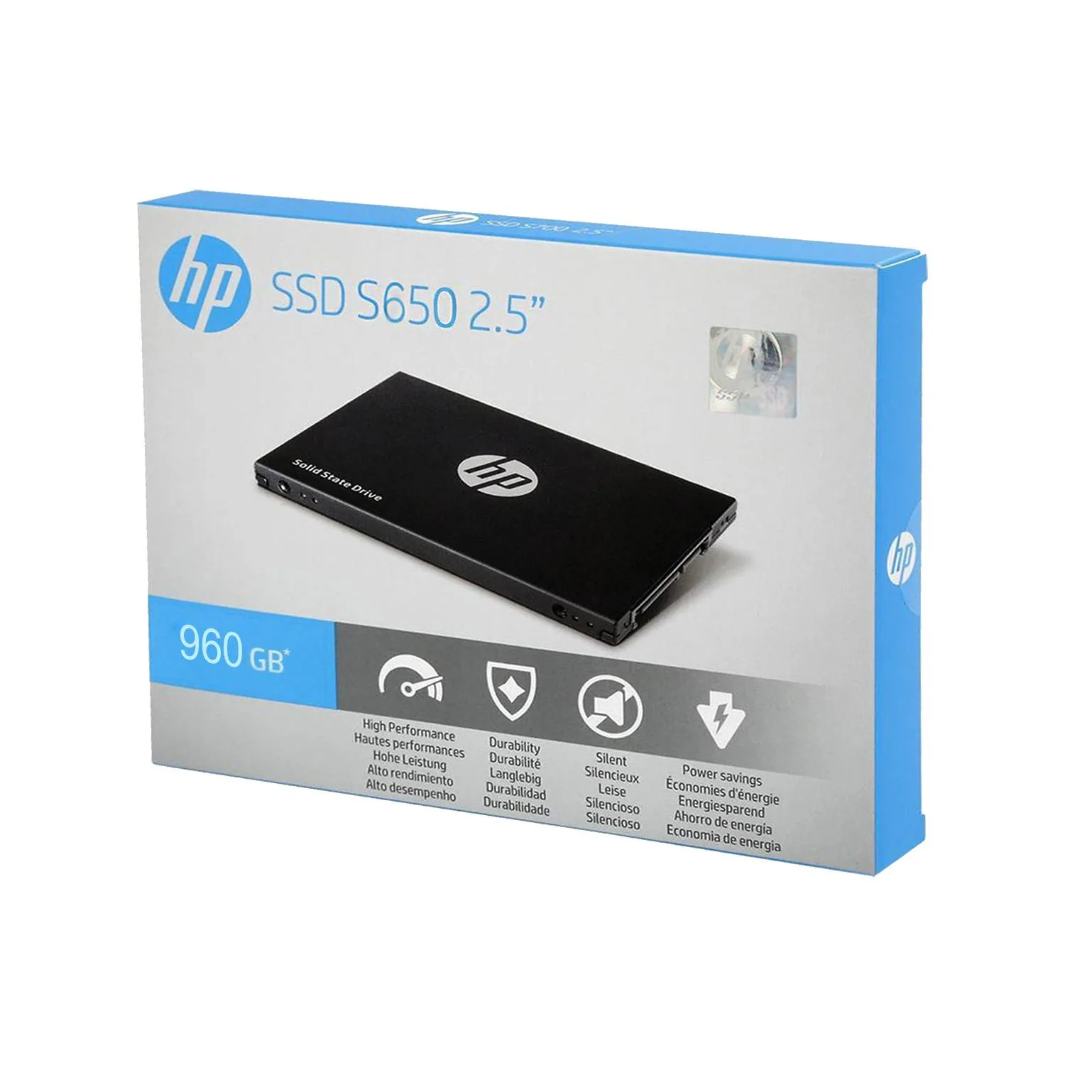 Foto 2 pulgar | Disco Duro Ssd Hp S650 960gb 2.5 Sata3 560mb/s 345n0aa