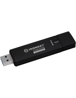 Foto 2 | Memoria Usb Ironkey D300s Manager 64gb Kingston Technology color Negro