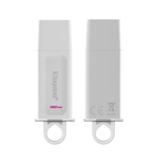 Foto 4 | Memoria Usb 32gb Kingston con Tapa Dtx color Blanco