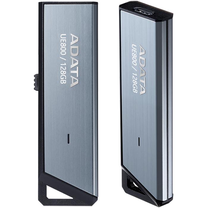 Foto 2 | Memoria USB-c 128gb Adata Aue800 Flash Drive 3.2 Plata Ue800-128gb