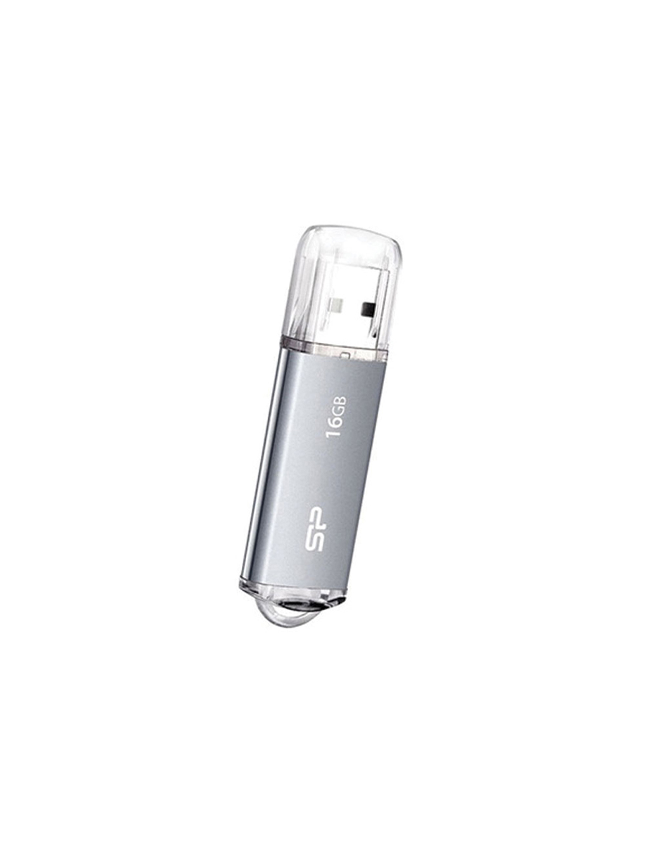 Foto 2 pulgar | Memoria USB Silicon Power Plateada USB 2.0 Ultima 16 gb