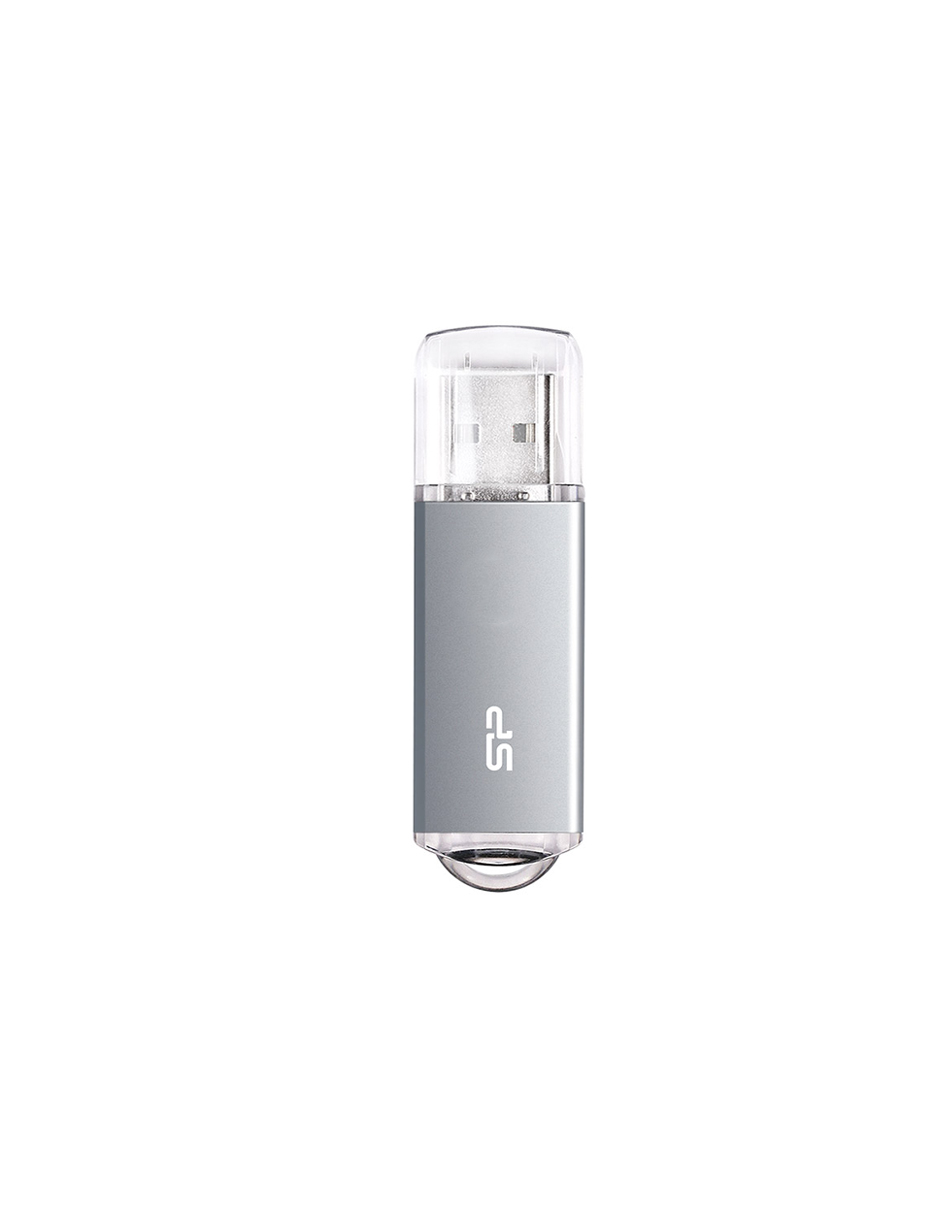 Foto 4 pulgar | Memoria USB Silicon Power Plateada USB 2.0 Ultima 16 gb
