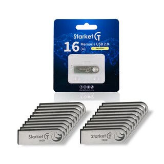 Foto 1 | Memoria USB Starket Sk-u3001 16 GB 2.0 color Plata