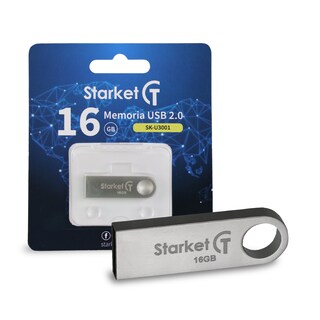 Foto 6 | Memoria USB Starket Sk-u3001 16 GB 2.0 color Plata