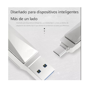 Foto 3 | Memoria Usb3.1 128 Gb Metal Eo Safe Imports Esi-8125 color Plata