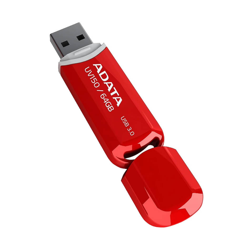 Foto 3 pulgar | Memoria Usb Adata Uv150 64gb 3.2 Gen 1 Rojo