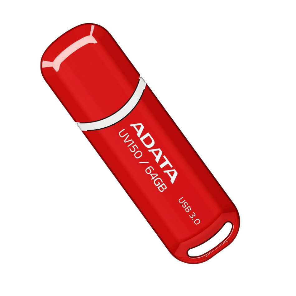 Foto 4 pulgar | Memoria Usb Adata Uv150 64gb 3.2 Gen 1 Rojo