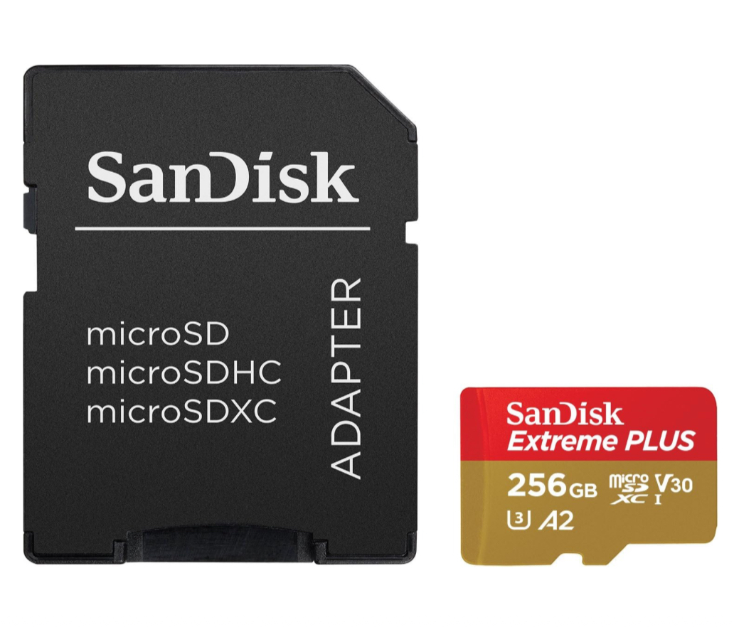 Tarjeta de Memoria Para Computadora Sandisk Microsdxc Extreme Plus 256 Gb