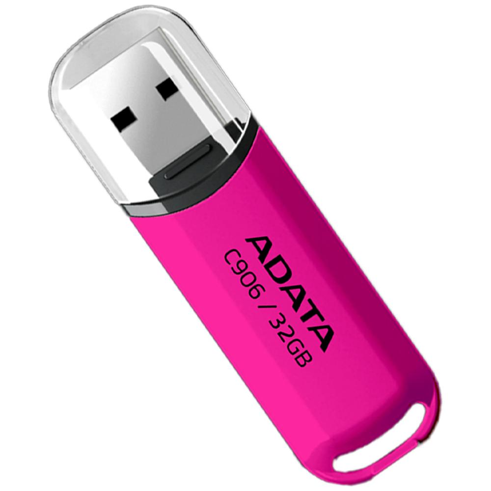 Foto 3 pulgar | Memoria Usb 32GB Adata AC906-32G-RPP C906 2.0 Flash Drive Color Rosa