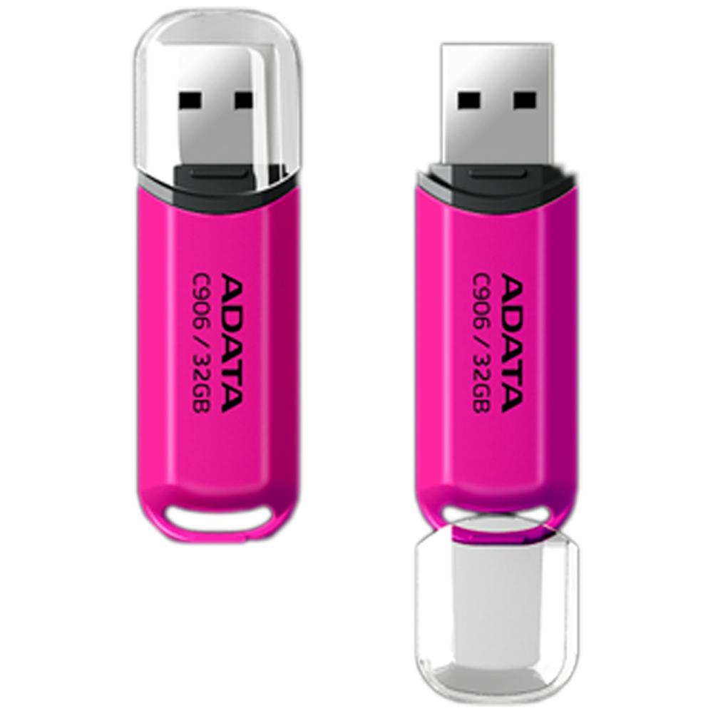 Foto 5 pulgar | Memoria Usb 32GB Adata AC906-32G-RPP C906 2.0 Flash Drive Color Rosa