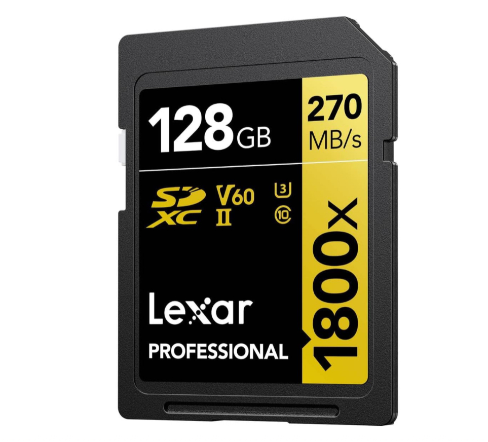 Foto 4 pulgar | Tarjeta De Memoria Profesional Lexar Sdxc 128 GB