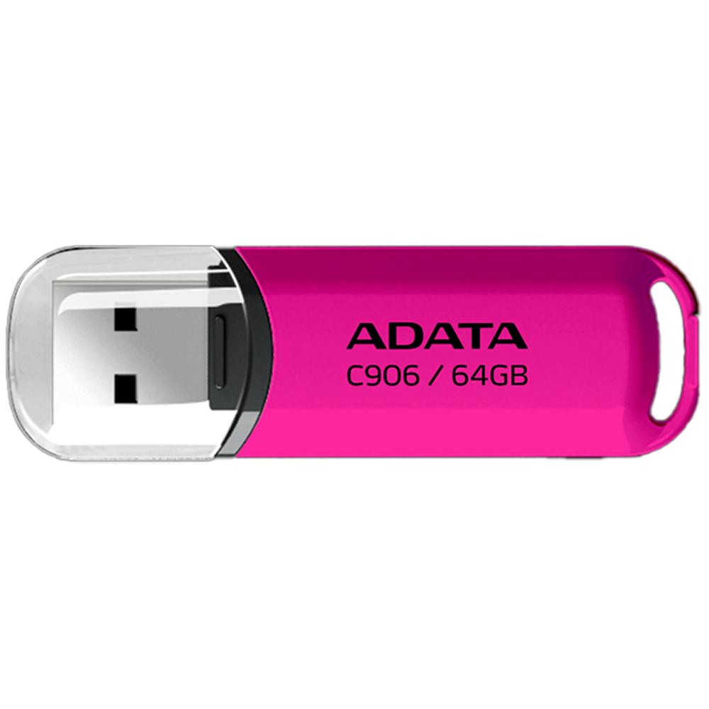 Foto 3 pulgar | Memoria Usb 64gb Adata Ac906-64g-rpp C906 2.0 Flash Drive Color Rosa