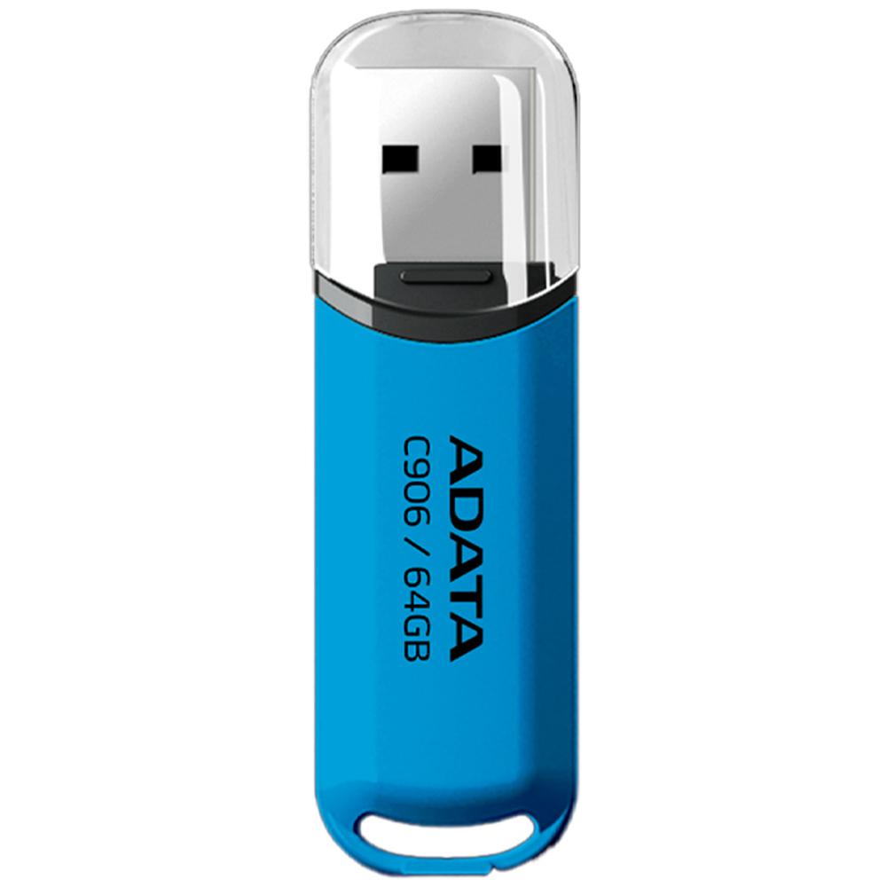 Foto 2 pulgar | Memoria Usb 64gb Adata Ac906-64g-rwb C906 2.0 Flash Drive Color Azul