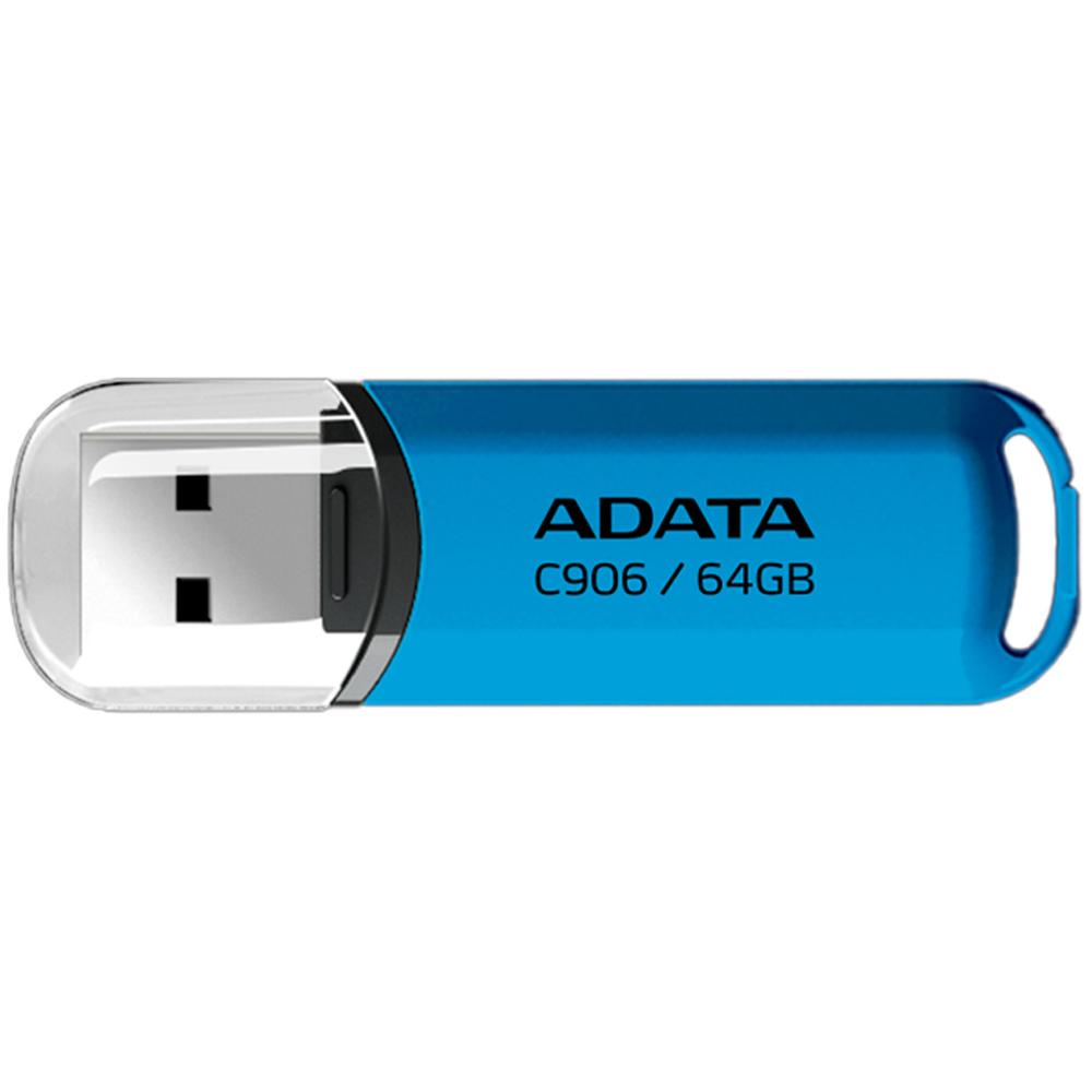 Foto 3 pulgar | Memoria Usb 64gb Adata Ac906-64g-rwb C906 2.0 Flash Drive Color Azul