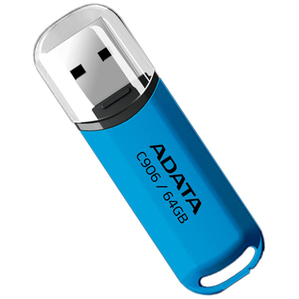 Foto 4 pulgar | Memoria Usb 64gb Adata Ac906-64g-rwb C906 2.0 Flash Drive Color Azul