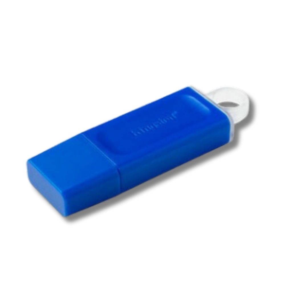 Foto 3 pulgar | Memoria USB Kingston 64 GB Exodia Azul