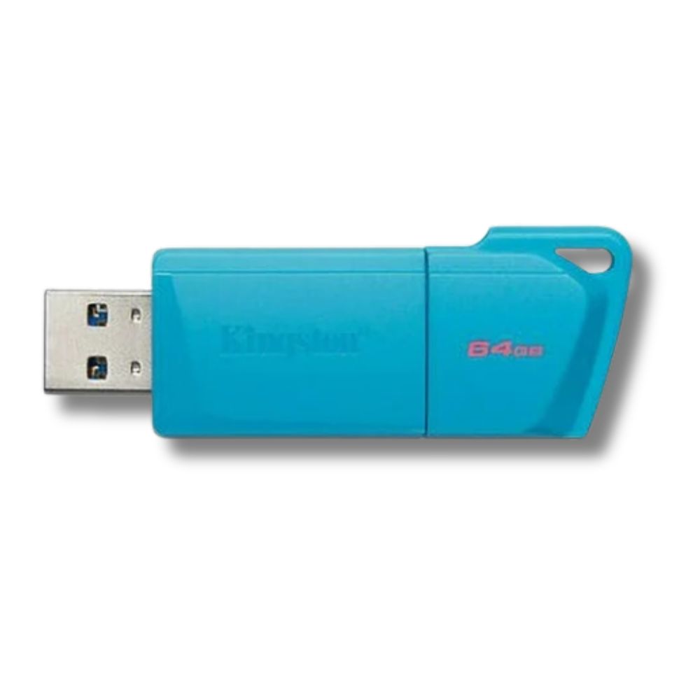 Foto 4 pulgar | Memoria USB Kingston 64 GB Exodia M Azul Agua