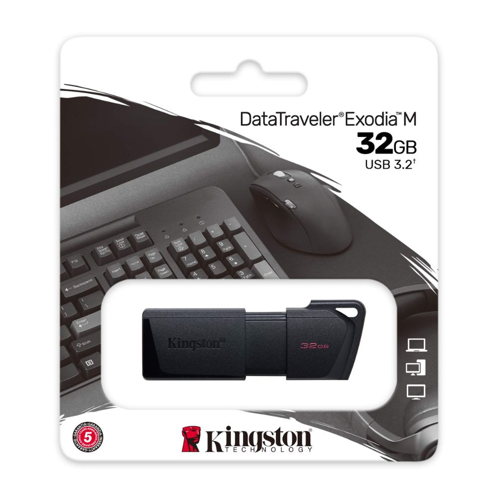 Foto 3 pulgar | Memoria Usb Kingston 32gb a Datatraveler Exodia M Dtxm/32gb
