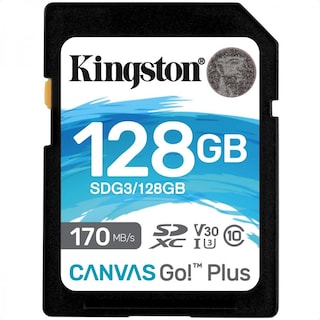 Foto 1 | Memoria SD Kingston Canvas Go! Plus de 128GB Clase 10 SDXC