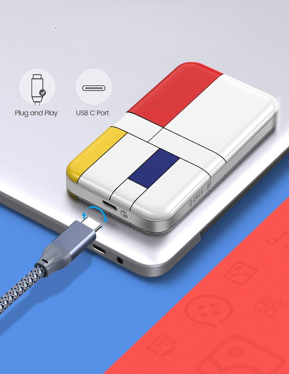 Foto 4 pulgar | Orico Ssd Portátil De 256 Gb, Hasta 550 Mb/s, Usb-c, Usb 3.1