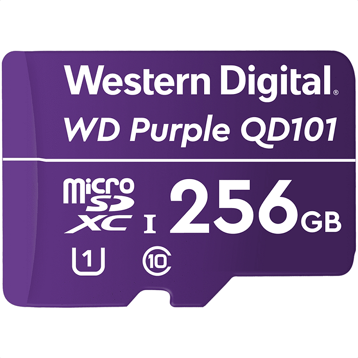 Foto 2 pulgar | Memoria Microsd 256gb Western Digital Wd Purple Sd Qd101 Sdxc Clase 10 Wdd256g1p0c