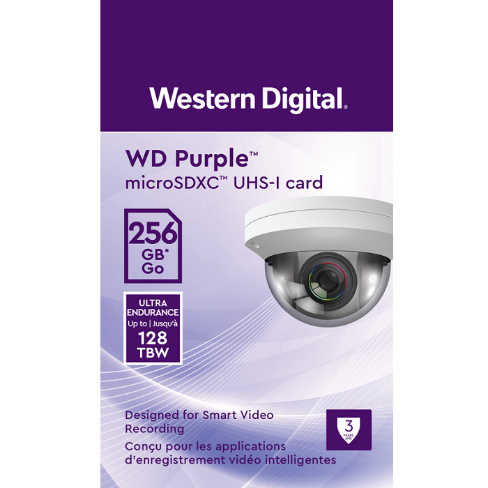 Foto 4 pulgar | Memoria Microsd 256gb Western Digital Wd Purple Sd Qd101 Sdxc Clase 10 Wdd256g1p0c