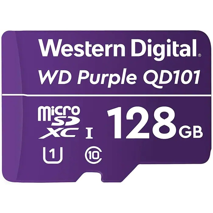 Foto 1 | Memoria Microsd 128gb Western Digital Wd Purple Sd Qd101 Sdxc Clase 10 Wdd128g1p0c