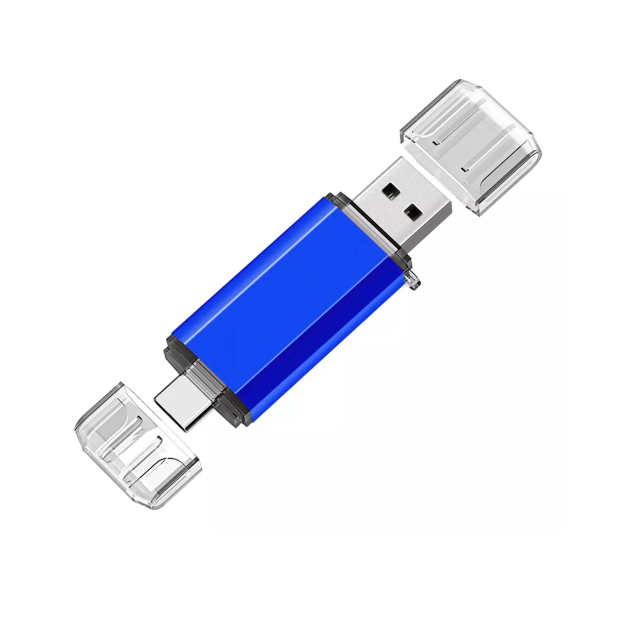 Foto 1 | Memoria USB Belug Azul Tipo C 64 GB 2 en 1