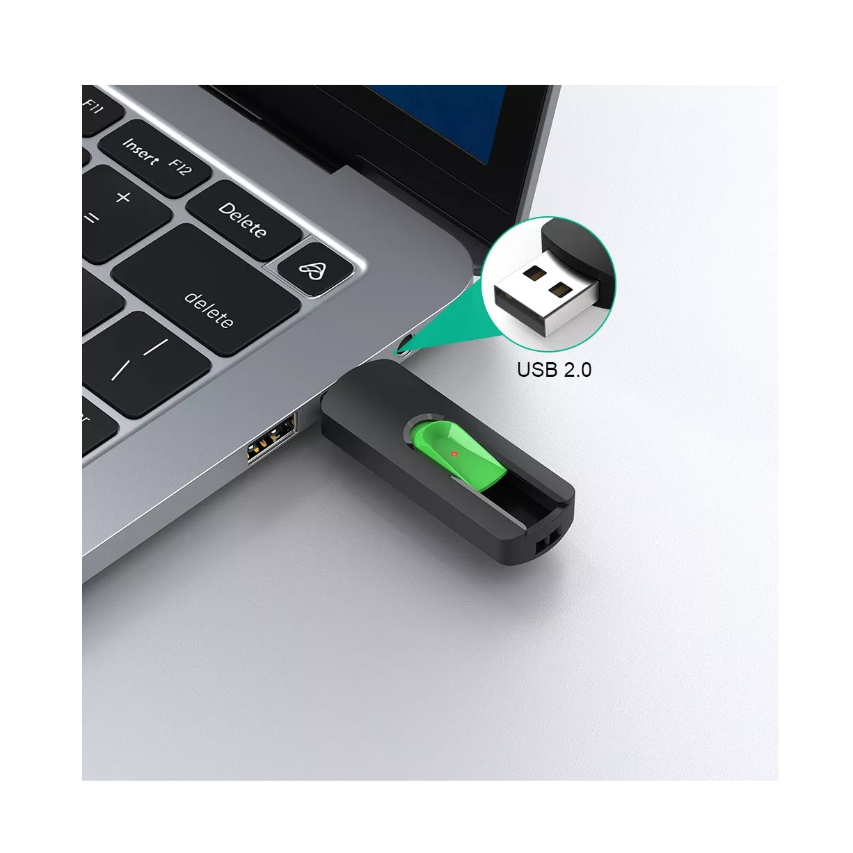 Foto 3 pulgar | Kit 20 Memoria USB 2.0 Flash Negro