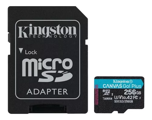 Foto 2 | Memoria Microsd Kingston Canvasgo Plus 256gb 4k U3 V30 170mb Sdcg3/256gb