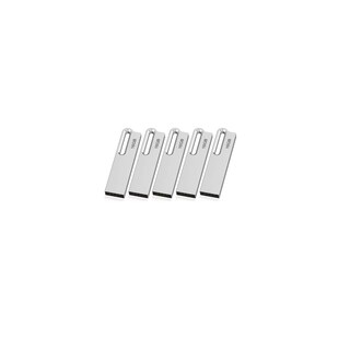 Foto 2 | Memorias Usb 2.0 De 16 Gb, 5 Piezas Eo Safe Imports Esi-16524 Plateado