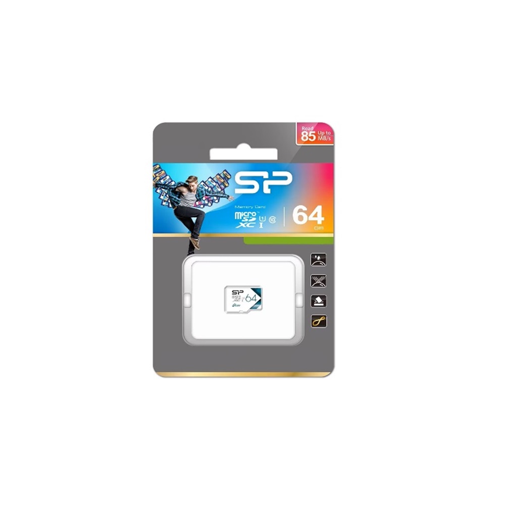 Foto 3 pulgar | Microsd Silicon Power Class 10 Elite 64gb Spmc10-64gb