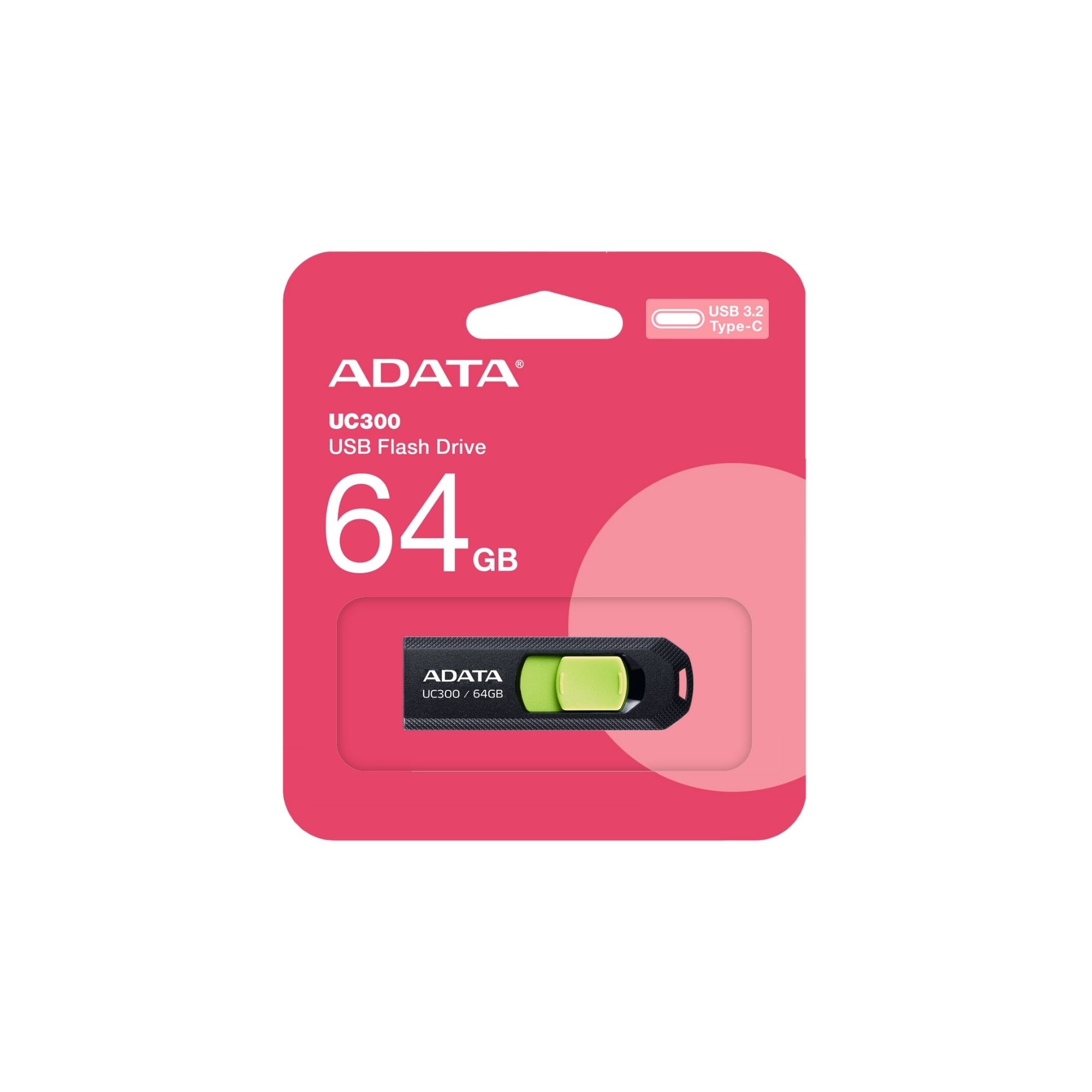 Foto 4 pulgar | Memoria Usb 3.2 Gen 1 Tipo C de 64 Gb Adata Uc300 Negra